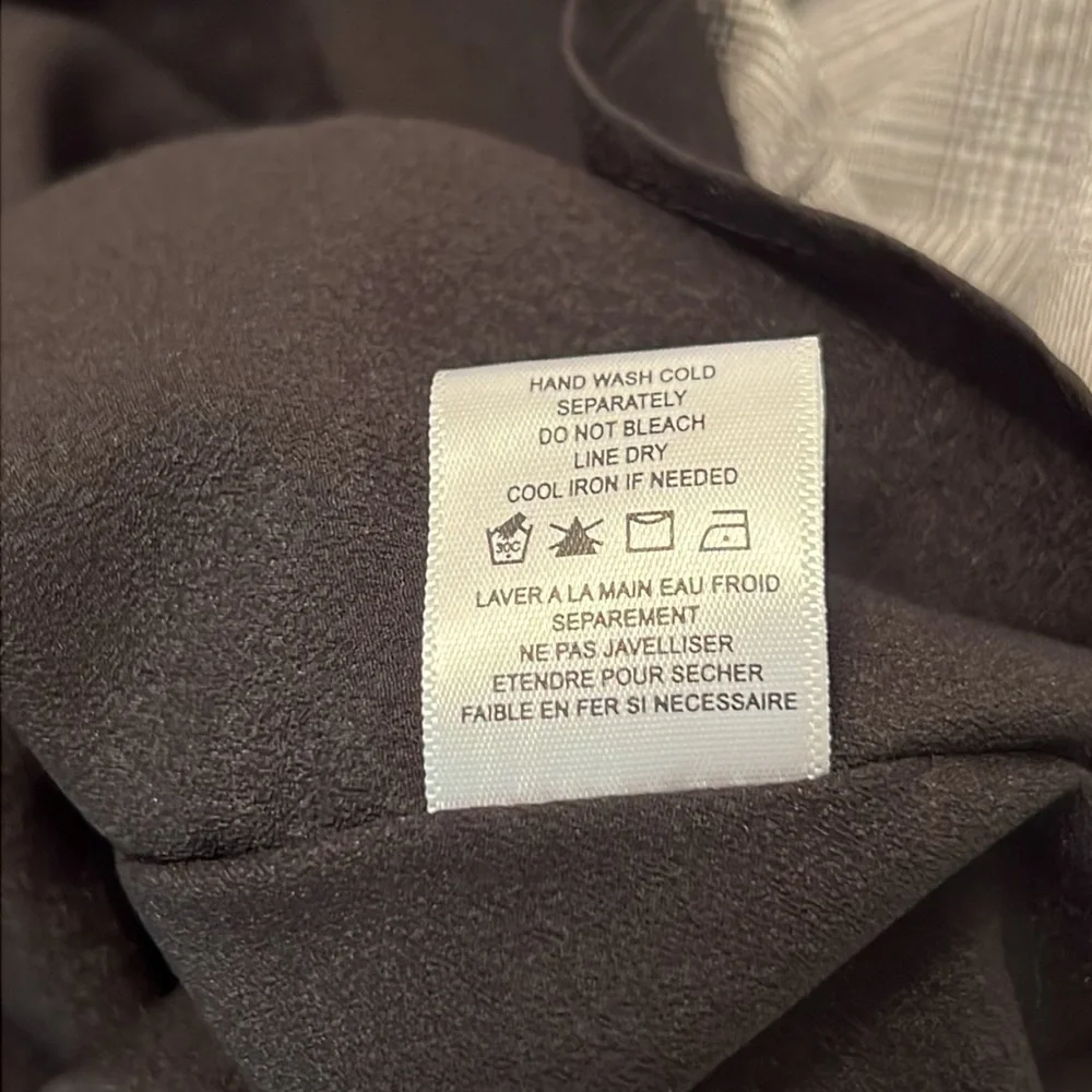 Pleione Gray Glen Plaid Dress XS - Picture 12 of 12